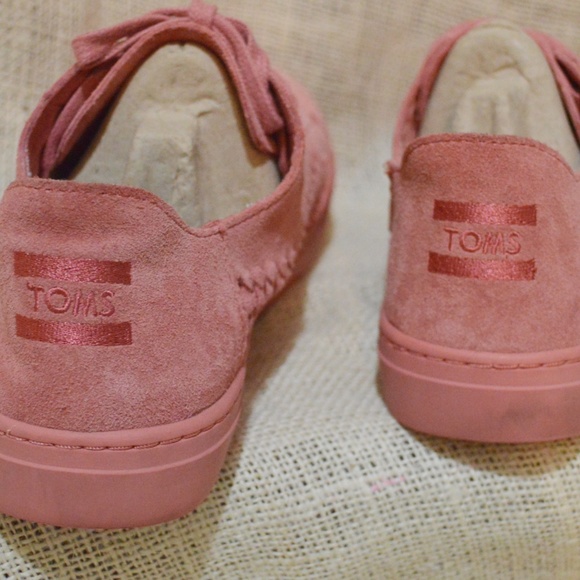 Toms Pink Suede Sneakers - Picture 3 of 5